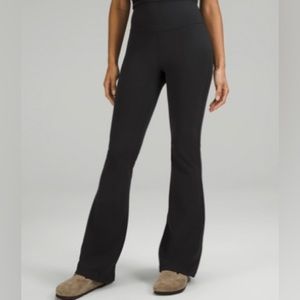 Lululemon Groove Super High-Rise Flare Pant in Nulu fabric, black, size 20